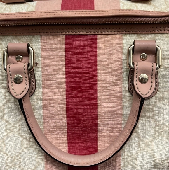 Gucci Script Web Boston Bag GG Coated Canvas Medium - Picture 8 of 13